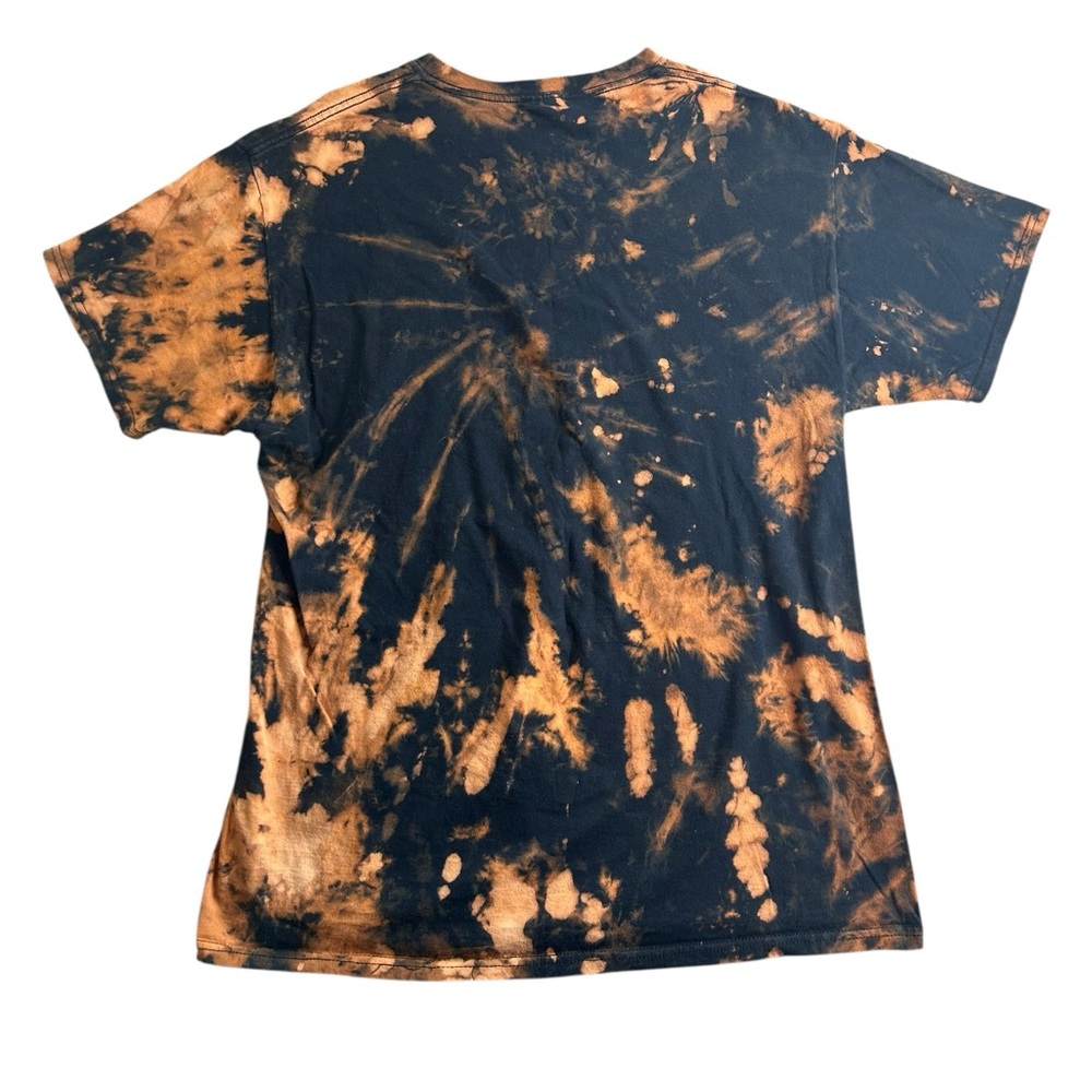 Legends Never Die Skull Graphic Bleach‎ Tie Dye T-Shirt Men’s Large Streetwear - Picture 6 of 8